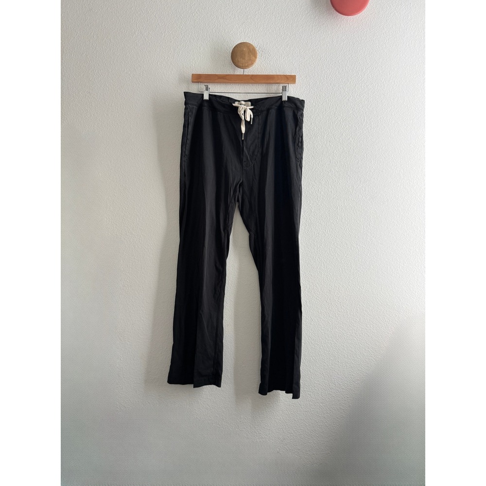 Buck Mason Black Cotton Drawstring Lounge Pants Size Small *Flaw*